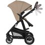 Carucior 3 in 1, Lionelo, Bianka, Transformabil, Cadru aluminiu, Cu landou si salteluta moale, Cu scoica auto testata ADAC, Cu multiple accesorii, Sustine 22 kg, 0 luni+, EN1466:2014+AC:2015, EN1888, Bej - 15