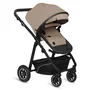 Carucior 3 in 1, Lionelo, Bianka, Transformabil, Cadru aluminiu, Cu landou si salteluta moale, Cu scoica auto, Cu multiple accesorii, Sustine 22 kg, 0 luni+, EN1466:2014+AC:2015, EN1888, Bej - 4