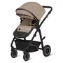 Carucior 3 in 1, Lionelo, Bianka, Transformabil, Cadru aluminiu, Cu landou si salteluta moale, Cu scoica auto, Cu multiple accesorii, Sustine 22 kg, 0 luni+, EN1466:2014+AC:2015, EN1888, Bej - 5