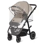 Carucior 3 in 1, Lionelo, Bianka, Transformabil, Cadru aluminiu, Cu landou si salteluta moale, Cu scoica auto, Cu multiple accesorii, Sustine 22 kg, 0 luni+, EN1466:2014+AC:2015, EN1888, Bej - 8