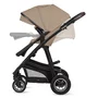 Carucior 3 in 1, Lionelo, Bianka, Transformabil, Cadru aluminiu, Cu landou si salteluta moale, Cu scoica auto, Cu multiple accesorii, Sustine 22 kg, 0 luni+, EN1466:2014+AC:2015, EN1888, Bej - 12