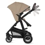 Carucior 3 in 1, Lionelo, Bianka, Transformabil, Cadru aluminiu, Cu landou si salteluta moale, Cu scoica auto, Cu multiple accesorii, Sustine 22 kg, 0 luni+, EN1466:2014+AC:2015, EN1888, Bej - 14