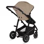 Carucior 3 in 1, Lionelo, Bianka, Transformabil, Cadru aluminiu, Cu landou si salteluta moale, Cu scoica auto, Cu multiple accesorii, Sustine 22 kg, 0 luni+, EN1466:2014+AC:2015, EN1888, Bej - 17