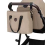 Carucior 3 in 1, Lionelo, Bianka, Transformabil, Cadru aluminiu, Cu landou si salteluta moale, Cu scoica auto, Cu multiple accesorii, Sustine 22 kg, 0 luni+, EN1466:2014+AC:2015, EN1888, Bej - 20