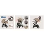 Carucior 3 in 1, Lionelo, Bianka, Transformabil, Cadru aluminiu, Cu landou si salteluta moale, Cu scoica auto, Cu multiple accesorii, Sustine 22 kg, 0 luni+, EN1466:2014+AC:2015, EN1888, Bej - 30
