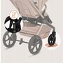 Carucior 3 in 1, Lionelo, Freya, Cu scoica ADAC, Landou si salteluta ventilate, Pliabil,  Reglare spatar in 3 pozitii, Suport de picioare in 4 pozitii, Maner reglabil in 3 pozitii, Sustine 22 kg, Cu accesorii, 0 luni+, Bej - 33
