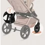 Carucior 3 in 1, Lionelo, Freya, Cu scoica ADAC, Landou si salteluta ventilate, Pliabil,  Reglare spatar in 3 pozitii, Suport de picioare in 4 pozitii, Maner reglabil in 3 pozitii, Sustine 22 kg, Cu accesorii, 0 luni+, Bej - 33