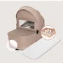 Carucior 3 in 1, Lionelo, Freya, Cu scoica ADAC, Landou si salteluta ventilate, Pliabil,  Reglare spatar in 3 pozitii, Suport de picioare in 4 pozitii, Maner reglabil in 3 pozitii, Sustine 22 kg, Cu accesorii, 0 luni+, Bej - 35