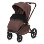 Carucior 3 in 1, Lionelo, Freya, Cu scoica ADAC, Landou si salteluta ventilate, Pliabil,  Reglare spatar in 3 pozitii, Suport de picioare in 4 pozitii, Maner reglabil in 3 pozitii, Sustine 22 kg, Cu accesorii, 0 luni+, Maro - 8