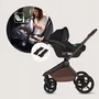 Carucior 3 in 1, Lionelo, Freya, Cu scoica ADAC, Landou si salteluta ventilate, Pliabil,  Reglare spatar in 3 pozitii, Suport de picioare in 4 pozitii, Maner reglabil in 3 pozitii, Sustine 22 kg, Cu accesorii, 0 luni+, Maro - 39