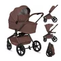 Carucior 3 in 1, Lionelo, Freya, Cu scoica ADAC, Landou si salteluta ventilate, Pliabil,  Reglare spatar in 3 pozitii, Suport de picioare in 4 pozitii, Maner reglabil in 3 pozitii, Sustine 22 kg, Cu accesorii, 0 luni+, Maro - 4