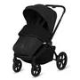 Carucior 3 in 1, Lionelo, Freya, Cu scoica ADAC, Landou si salteluta ventilate, Pliabil,  Reglare spatar in 3 pozitii, Suport de picioare in 4 pozitii, Maner reglabil in 3 pozitii, Sustine 22 kg, Cu accesorii, 0 luni+, Negru - 7