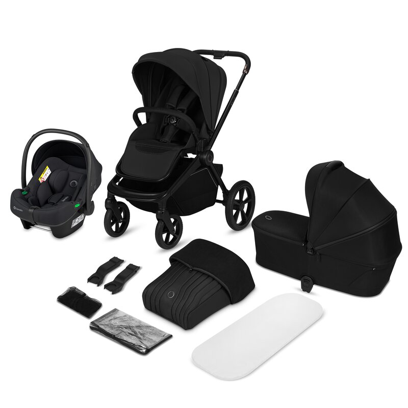 Carucior 3 in 1, Lionelo, Freya, Cu scoica ADAC, Landou si salteluta ventilate, Pliabil, Reglare spatar in 3 pozitii, Suport de picioare in 4 pozitii, Maner reglabil in 3 pozitii, Sustine 22 kg, Cu ac