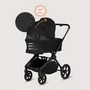 Carucior 3 in 1, Lionelo, Freya, Cu scoica ADAC, Landou si salteluta ventilate, Pliabil,  Reglare spatar in 3 pozitii, Suport de picioare in 4 pozitii, Maner reglabil in 3 pozitii, Sustine 22 kg, Cu accesorii, 0 luni+, Negru - 32