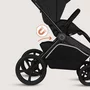 Carucior 3 in 1, Lionelo, Freya, Cu scoica ADAC, Landou si salteluta ventilate, Pliabil,  Reglare spatar in 3 pozitii, Suport de picioare in 4 pozitii, Maner reglabil in 3 pozitii, Sustine 22 kg, Cu accesorii, 0 luni+, Negru - 37