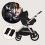 Carucior 3 in 1, Lionelo, Layla, Pana la 22 kg, Cadru aluminiu, Cu landou intarit si salteluta din spuma AirDots, Cu scoica auto testata ADAC, Reversibil, Cu ventilatie 3D, Cu accesorii, EN1888-1, EN1888-2, EN1466, Bej - 35
