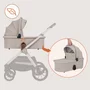 Carucior 3 in 1, Lionelo, Layla, Pana la 22 kg, Cadru aluminiu, Cu landou intarit si salteluta din spuma AirDots, Cu scoica auto testata ADAC, Reversibil, Cu ventilatie 3D, Cu accesorii, EN1888-1, EN1888-2, EN1466, Bej - 37