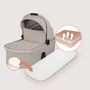 Carucior 3 in 1, Lionelo, Layla, Pana la 22 kg, Cadru aluminiu, Cu landou intarit si salteluta din spuma AirDots, Cu scoica auto testata ADAC, Reversibil, Cu ventilatie 3D, Cu accesorii, EN1888-1, EN1888-2, EN1466, Bej - 39
