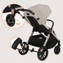 Carucior 3 in 1, Lionelo, Layla, Pana la 22 kg, Cadru aluminiu, Cu landou intarit si salteluta din spuma AirDots, Cu scoica auto testata ADAC, Reversibil, Cu ventilatie 3D, Cu accesorii, EN1888-1, EN1888-2, EN1466, Bej - 43