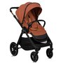 Carucior 3 in 1, Lionelo, Layla, Pana la 22 kg, Cadru aluminiu, Cu landou intarit si salteluta din spuma AirDots, Cu scoica auto testata ADAC, Reversibil, Cu ventilatie 3D, Cu accesorii, EN1888-1, EN1888-2, EN1466, Maro - 3