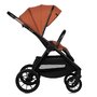 Carucior 3 in 1, Lionelo, Layla, Pana la 22 kg, Cadru aluminiu, Cu landou intarit si salteluta din spuma AirDots, Cu scoica auto testata ADAC, Reversibil, Cu ventilatie 3D, Cu accesorii, EN1888-1, EN1888-2, EN1466, Maro - 9