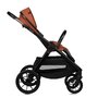 Carucior 3 in 1, Lionelo, Layla, Pana la 22 kg, Cadru aluminiu, Cu landou intarit si salteluta din spuma AirDots, Cu scoica auto testata ADAC, Reversibil, Cu ventilatie 3D, Cu accesorii, EN1888-1, EN1888-2, EN1466, Maro - 11