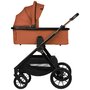 Carucior 3 in 1, Lionelo, Layla, Pana la 22 kg, Cadru aluminiu, Cu landou intarit si salteluta din spuma AirDots, Cu scoica auto testata ADAC, Reversibil, Cu ventilatie 3D, Cu accesorii, EN1888-1, EN1888-2, EN1466, Maro - 15