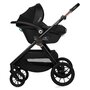 Carucior 3 in 1, Lionelo, Layla, Pana la 22 kg, Cadru aluminiu, Cu landou intarit si salteluta din spuma AirDots, Cu scoica auto testata ADAC, Reversibil, Cu ventilatie 3D, Cu accesorii, EN1888-1, EN1888-2, EN1466, Maro - 22