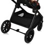 Carucior 3 in 1, Lionelo, Layla, Pana la 22 kg, Cadru aluminiu, Cu landou intarit si salteluta din spuma AirDots, Cu scoica auto testata ADAC, Reversibil, Cu ventilatie 3D, Cu accesorii, EN1888-1, EN1888-2, EN1466, Maro - 28