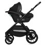 Carucior 3 in 1, Lionelo, Layla, Pana la 22 kg, Cadru aluminiu, Cu landou intarit si salteluta din spuma AirDots, Cu scoica auto testata ADAC, Reversibil, Cu ventilatie 3D, Cu accesorii, EN1888-1, EN1888-2, EN1466, Negru - 23