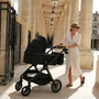 Carucior 3 in 1, Lionelo, Layla, Pana la 22 kg, Cadru aluminiu, Cu landou intarit si salteluta din spuma AirDots, Cu scoica auto testata ADAC, Reversibil, Cu ventilatie 3D, Cu accesorii, EN1888-1, EN1888-2, EN1466, Negru - 55