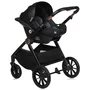 Carucior 3 in 1, Lionelo, Layla, Pana la 22 kg, Cadru aluminiu, Cu landou intarit si salteluta din spuma AirDots, Cu scoica auto testata ADAC, Reversibil, Cu ventilatie 3D, Cu accesorii, EN1888-1, EN1888-2, EN1466, Verde - 21
