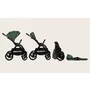 Carucior 3 in 1, Lionelo, Layla, Pana la 22 kg, Cadru aluminiu, Cu landou intarit si salteluta din spuma AirDots, Cu scoica auto testata ADAC, Reversibil, Cu ventilatie 3D, Cu accesorii, EN1888-1, EN1888-2, EN1466, Verde - 37
