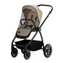 Carucior 3 in 1, Lionelo, Meril, Cu landou de dimensiune XL, Reversibil, Cu scoica auto testata ADAC, Cu accesorii, Pana la 22 kg, Conform cu EN1888-1 EN1888-2, EN1466, Bej - 6