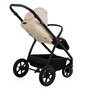 Carucior 3 in 1, Lionelo, Meril, Cu landou de dimensiune XL, Reversibil, Cu scoica auto testata ADAC, Cu accesorii, Pana la 22 kg, Conform cu EN1888-1 EN1888-2, EN1466, Bej - 8