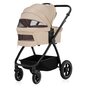 Carucior 3 in 1, Lionelo, Meril, Cu landou de dimensiune XL, Reversibil, Cu scoica auto testata ADAC, Cu accesorii, Pana la 22 kg, Conform cu EN1888-1 EN1888-2, EN1466, Bej - 16