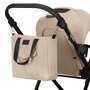 Carucior 3 in 1, Lionelo, Meril, Cu landou de dimensiune XL, Reversibil, Cu scoica auto testata ADAC, Cu accesorii, Pana la 22 kg, Conform cu EN1888-1 EN1888-2, EN1466, Bej - 19