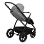 Carucior 3 in 1, Lionelo, Meril, Cu landou de dimensiune XL, Reversibil, Cu scoica auto testata ADAC, Cu accesorii, Pana la 22 kg, Conform cu EN1888-1 EN1888-2, EN1466, Gri - 8