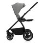 Carucior 3 in 1, Lionelo, Meril, Cu landou de dimensiune XL, Reversibil, Cu scoica auto testata ADAC, Cu accesorii, Pana la 22 kg, Conform cu EN1888-1 EN1888-2, EN1466, Gri - 12