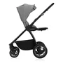 Carucior 3 in 1, Lionelo, Meril, Cu landou de dimensiune XL, Reversibil, Cu scoica auto testata ADAC, Cu accesorii, Pana la 22 kg, Conform cu EN1888-1 EN1888-2, EN1466, Gri - 12