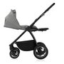Carucior 3 in 1, Lionelo, Meril, Cu landou de dimensiune XL, Reversibil, Cu scoica auto testata ADAC, Cu accesorii, Pana la 22 kg, Conform cu EN1888-1 EN1888-2, EN1466, Gri - 13