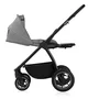 Carucior 3 in 1, Lionelo, Meril, Cu landou de dimensiune XL, Reversibil, Cu scoica auto testata ADAC, Cu accesorii, Pana la 22 kg, Conform cu EN1888-1 EN1888-2, EN1466, Gri - 13