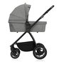 Carucior 3 in 1, Lionelo, Meril, Cu landou de dimensiune XL, Reversibil, Cu scoica auto testata ADAC, Cu accesorii, Pana la 22 kg, Conform cu EN1888-1 EN1888-2, EN1466, Gri - 14