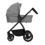Carucior 3 in 1, Lionelo, Meril, Cu landou de dimensiune XL, Reversibil, Cu scoica auto testata ADAC, Cu accesorii, Pana la 22 kg, Conform cu EN1888-1 EN1888-2, EN1466, Gri - 15