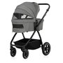 Carucior 3 in 1, Lionelo, Meril, Cu landou de dimensiune XL, Reversibil, Cu scoica auto testata ADAC, Cu accesorii, Pana la 22 kg, Conform cu EN1888-1 EN1888-2, EN1466, Gri - 16