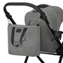 Carucior 3 in 1, Lionelo, Meril, Cu landou de dimensiune XL, Reversibil, Cu scoica auto testata ADAC, Cu accesorii, Pana la 22 kg, Conform cu EN1888-1 EN1888-2, EN1466, Gri - 19