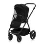 Carucior 3 in 1, Lionelo, Meril, Cu landou de dimensiune XL, Reversibil, Cu scoica auto testata ADAC, Cu accesorii, Pana la 22 kg, Conform cu EN1888-1 EN1888-2, EN1466, Negru - 5
