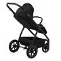 Carucior 3 in 1, Lionelo, Meril, Cu landou de dimensiune XL, Reversibil, Cu scoica auto testata ADAC, Cu accesorii, Pana la 22 kg, Conform cu EN1888-1 EN1888-2, EN1466, Negru - 8
