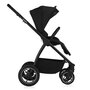 Carucior 3 in 1, Lionelo, Meril, Cu landou de dimensiune XL, Reversibil, Cu scoica auto testata ADAC, Cu accesorii, Pana la 22 kg, Conform cu EN1888-1 EN1888-2, EN1466, Negru - 9