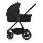 Carucior 3 in 1, Lionelo, Meril, Cu landou de dimensiune XL, Reversibil, Cu scoica auto testata ADAC, Cu accesorii, Pana la 22 kg, Conform cu EN1888-1 EN1888-2, EN1466, Negru - 14